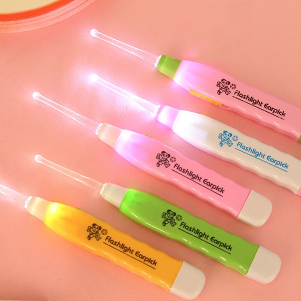 Limpador De Ouvido Com Led/Luz para Remover Cera