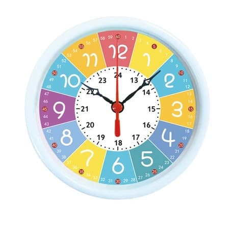 Relógio de Parede ou Mesa 15cm Redondo INFANTIL
