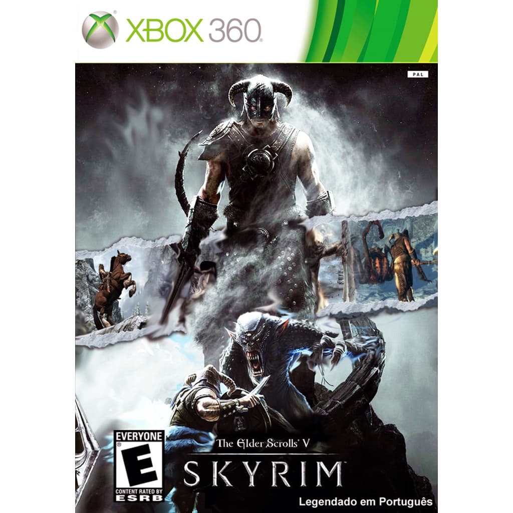 skyrim xbox 360 - MIDIA FÍSICA