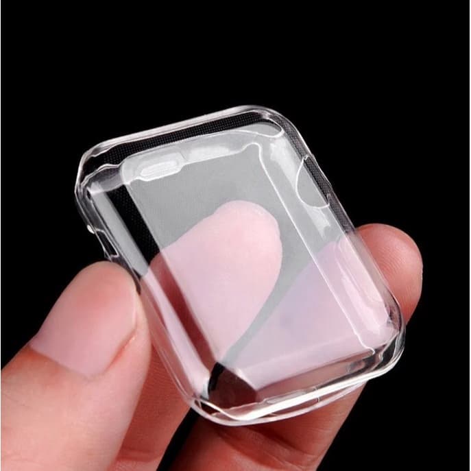 Capa Case iWatch 40mm / 41mm / 44mm / 45mm /46mm / 49mm Transparente Anti Arranhões Proteção SmartWatch TPU FECHADA