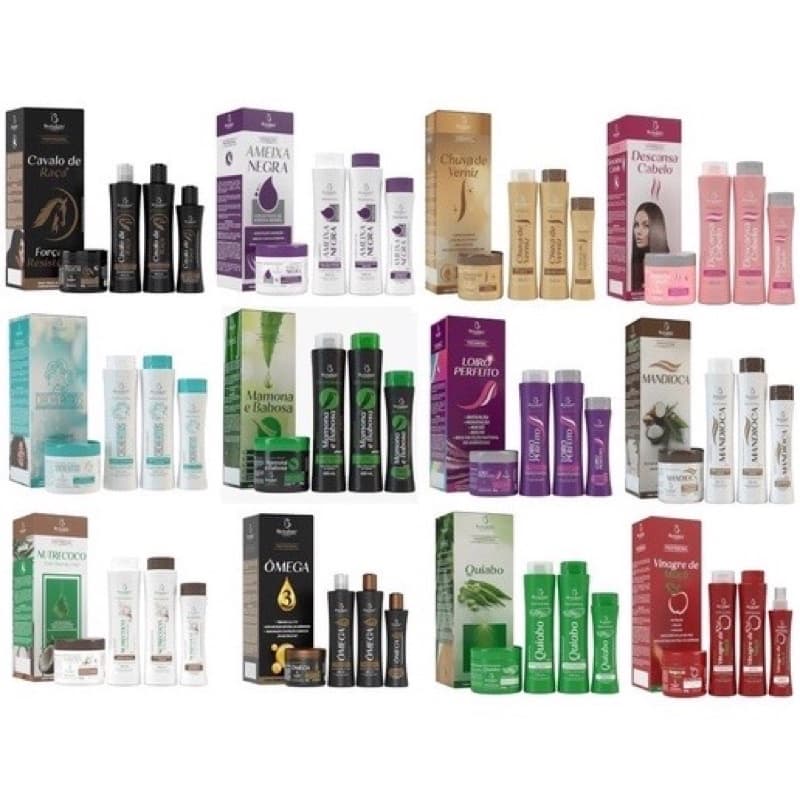 Kit Capilar Bio Instinto Hidratação Maciez Brilho cabelos lisos cacheados ressecados e com frizz