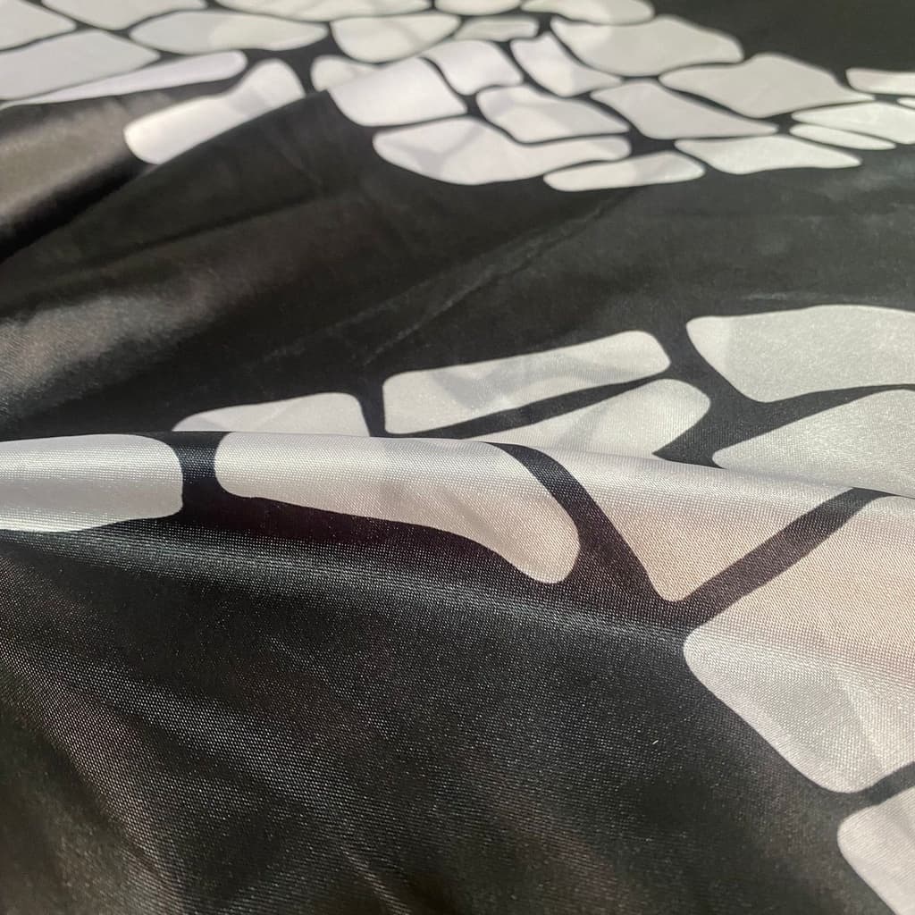 Tecido Cetim Calçadão Copacabana 1,40m Para Decoração e Festas