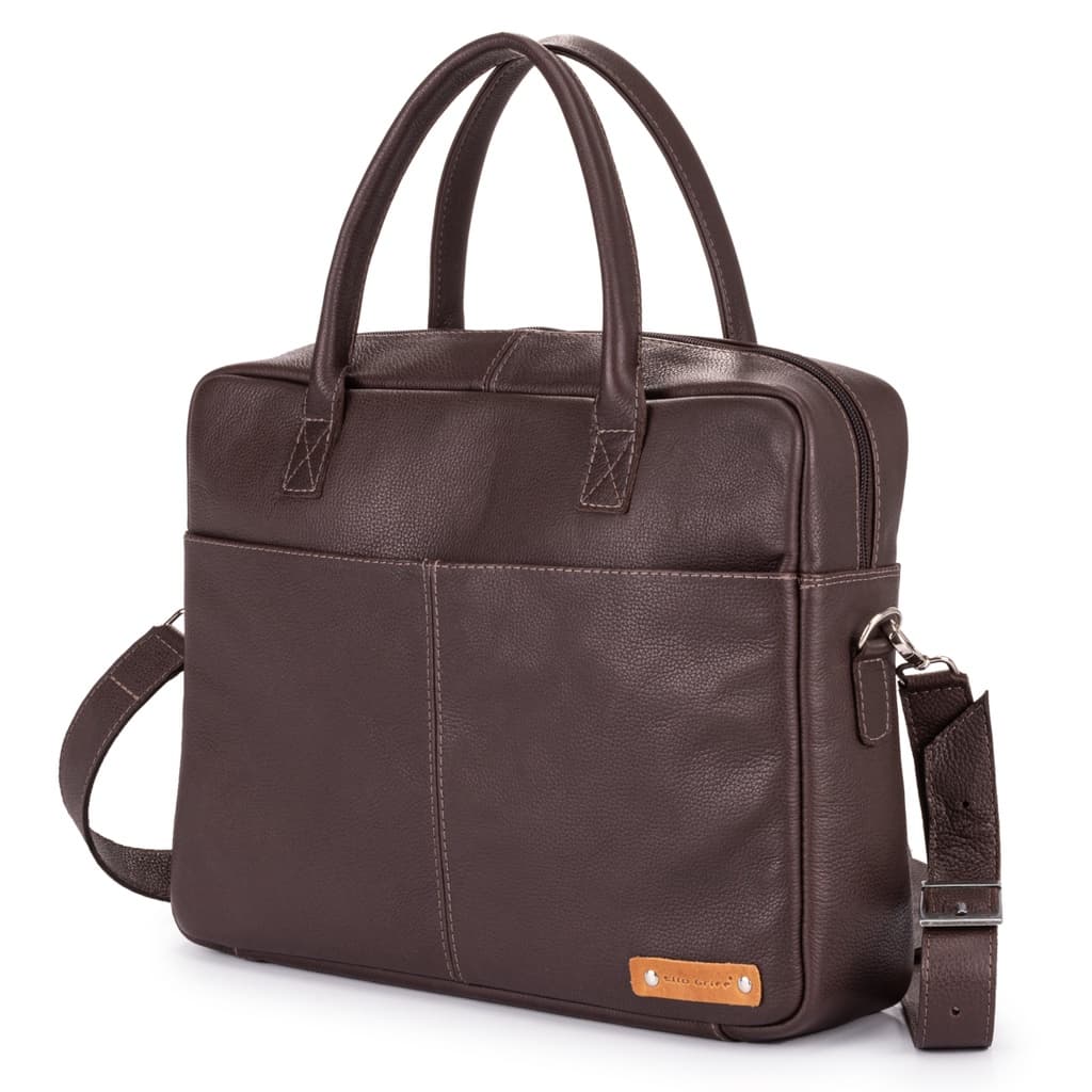 Bolsa Carteiro Excecutiva Masculina P/ Notebook Couro Bovino
