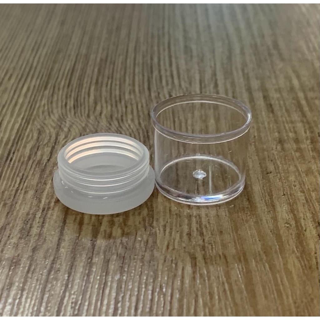 Pote Glitter 3ml Acrílico C/ Tampa Pressão (100 Unid)