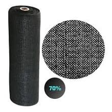 Tela Sombreamento 70% 3 Largura x 5 Metros Sombrite Hortaliça Flores Estacionamentos Estaleiros Estufas