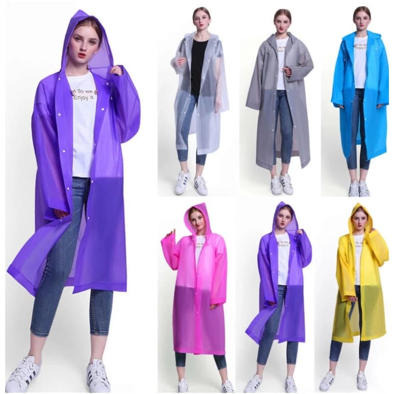 Capa Protetora De Chuva Pvc P/ Passeio Festas Qualidade Boa Adulto Homem Mulher