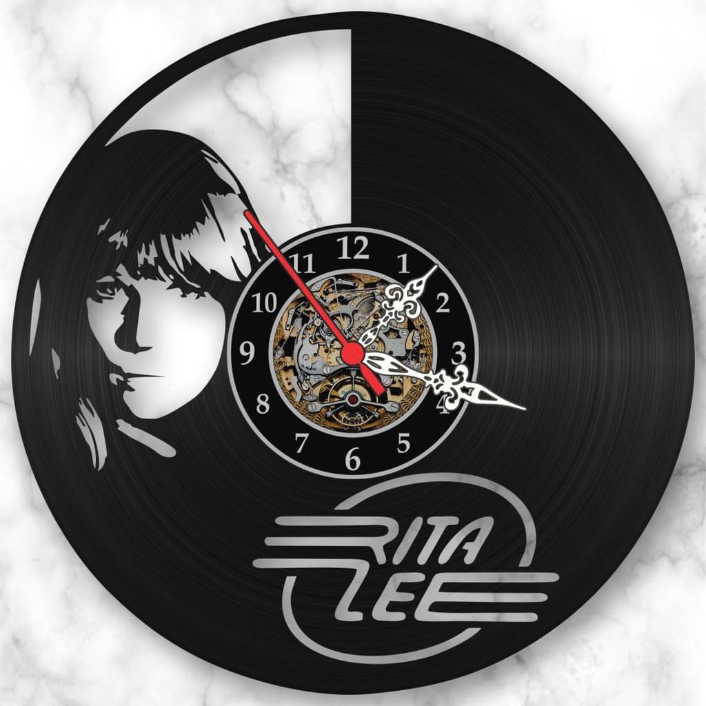 Relógio Parede Rita Lee Vinil Lp Decoração Retrô Vintage
