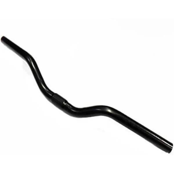 Guidão 22.2mm Em Aço Preto Curvado Bicicleta Bike Mtb aro 20 24 26