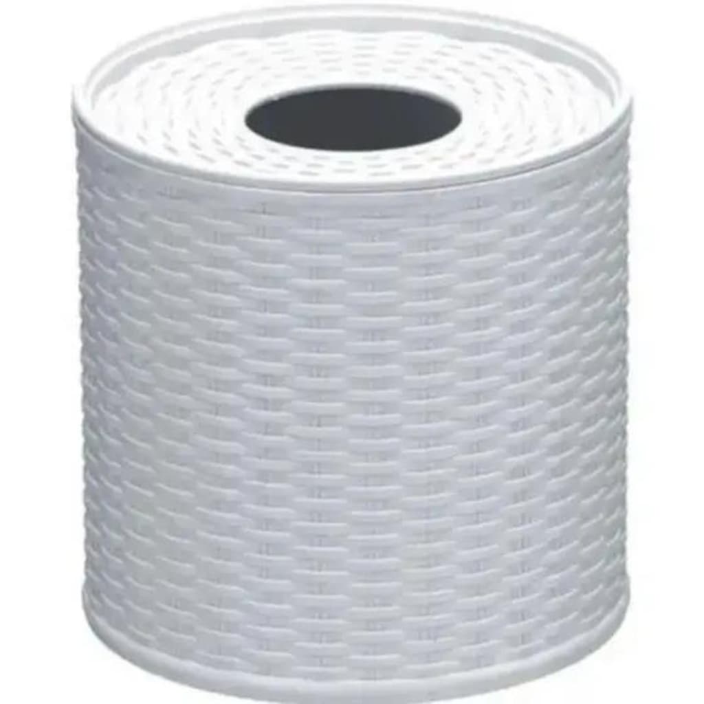 Porta Rolo Papel Higienico Redondo Branco Resistente E Compacto