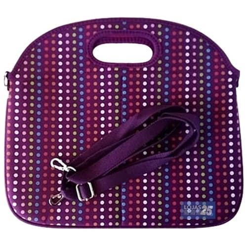 Pasta Tablet Notebook Proteção Neoprene Informática 21001 Roxo Pronta Entrega