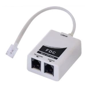 Micro Filtro Adsl Telefone Modem Internet Duplo