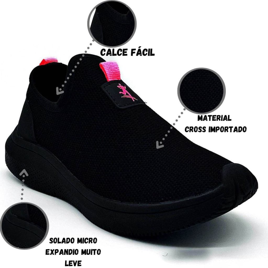 Tenis Meia Femenino De Caminhada Barato Academia Corrida leve