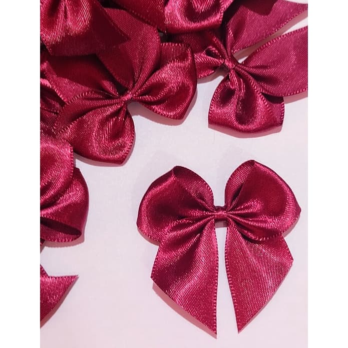 Laço Lacinho de Cetim Nº 5 5x5 cm - 50 Unidades - Personalizados, doces, caixas milk, Lembrancinhas