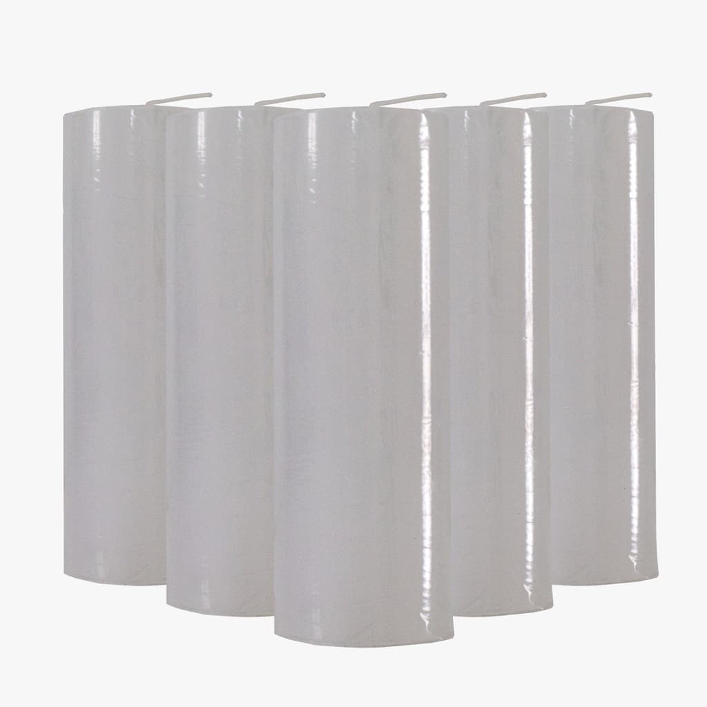 12 Velas Votivas 7 Dias Branca 250 Gramas sem Rótulo 100% Parafina Pura Custo de Atacado