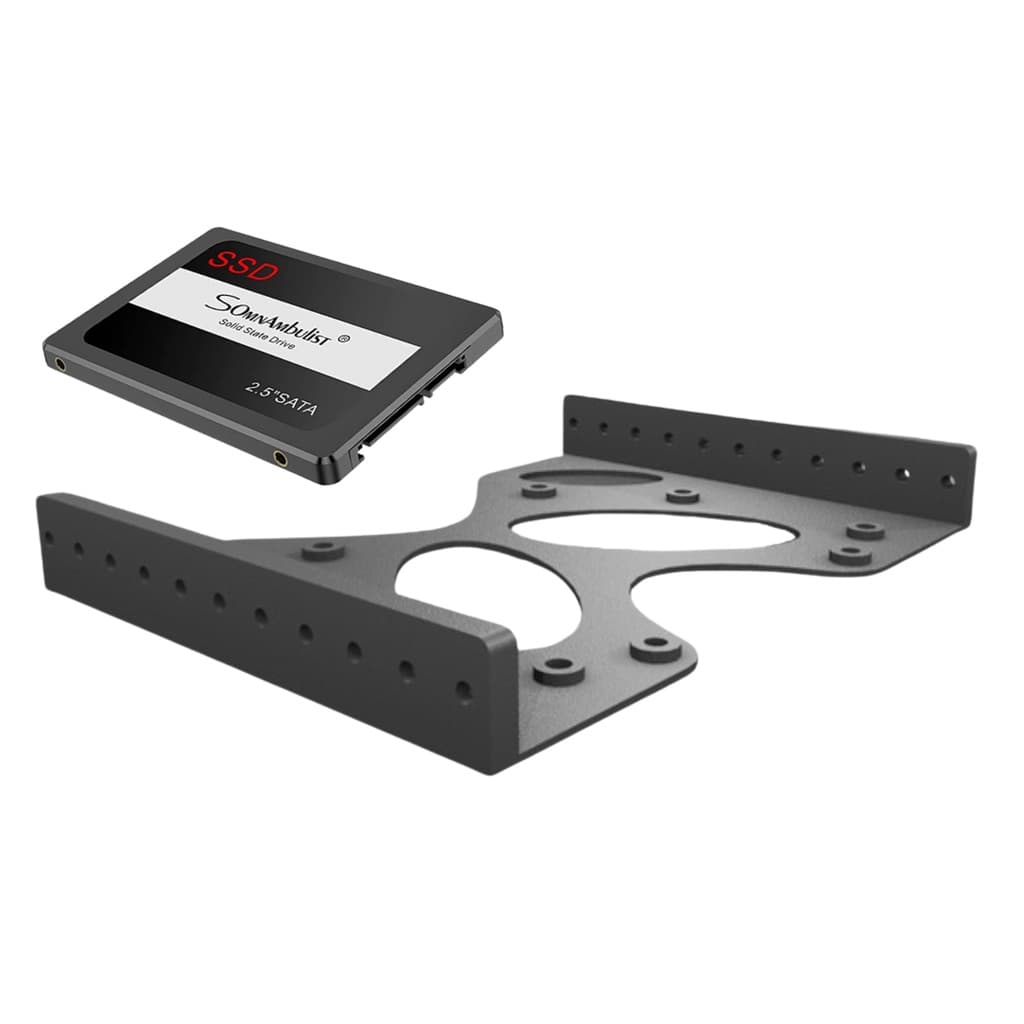 Adaptador Hd 2.5, 3.5 Ou Ssd P Baia Frontal 5.25