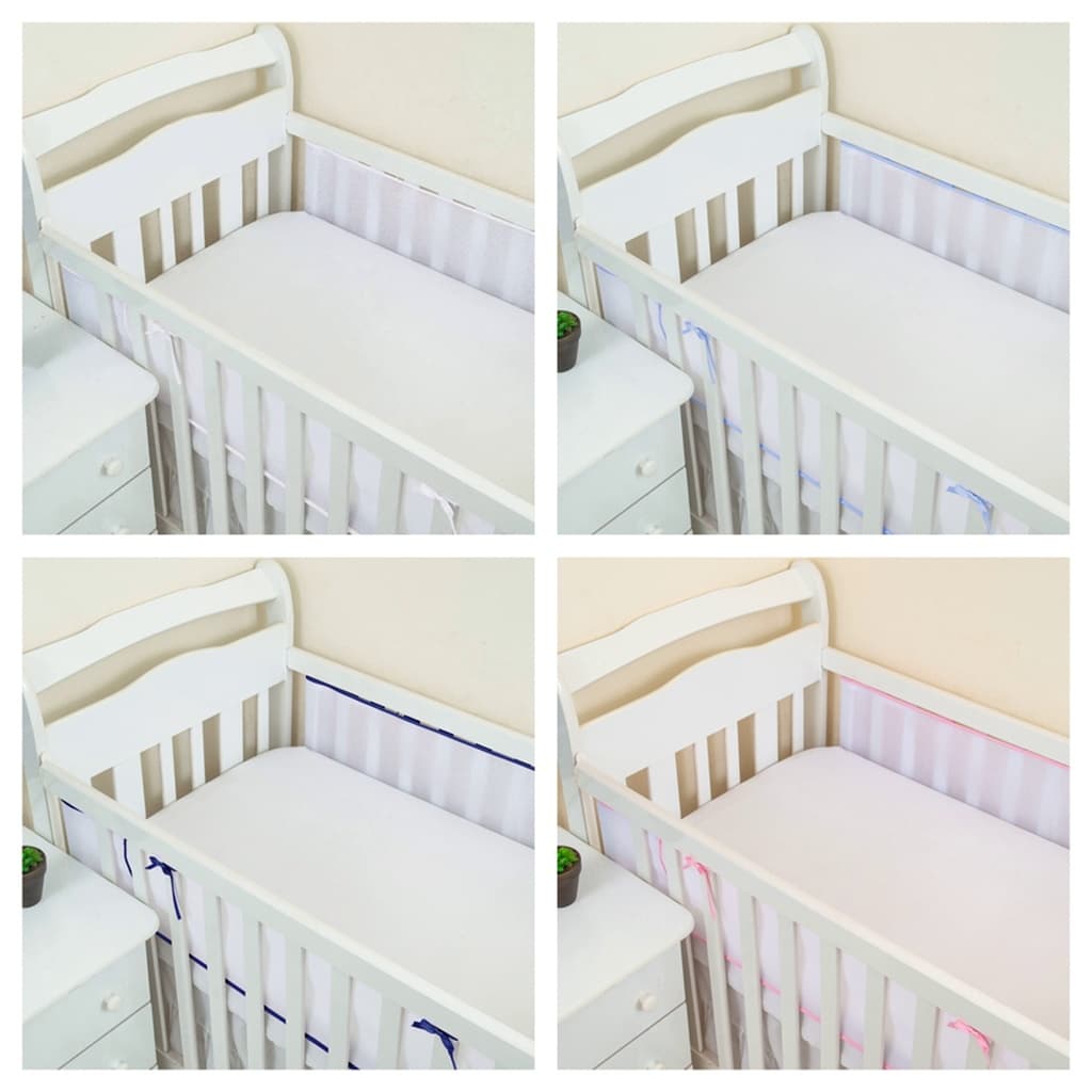 JOGO DE TELA RESPIRÁVEL/TELA PROTETORA/TELA DE PROTEÇAO / BERÇO AMERICANO E MINI BERÇO