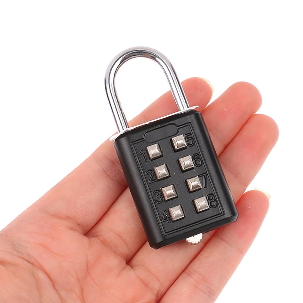 Cadeado Super Resistente Prova D'água Senha 8 Dígitos