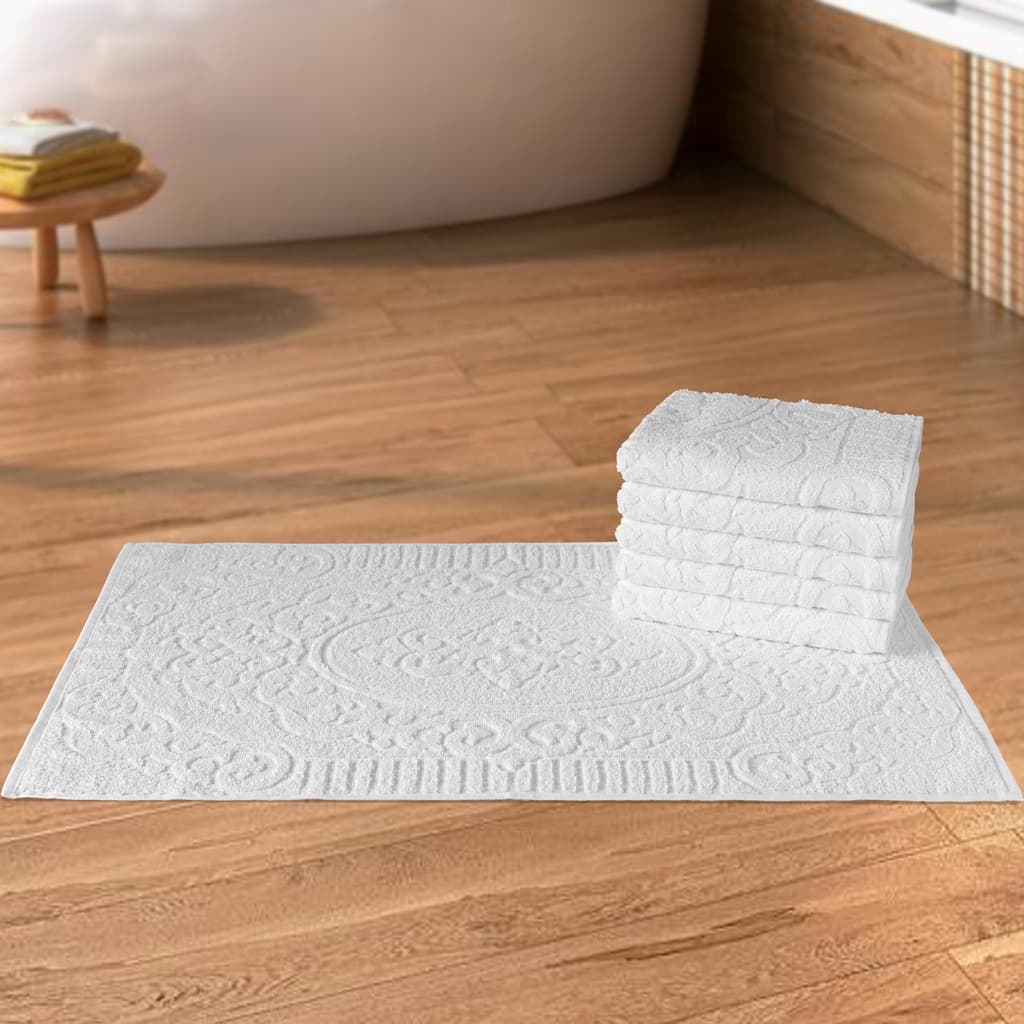 Kit 4 Toalhas de Piso para Hotel Luxo Grossa Nobre