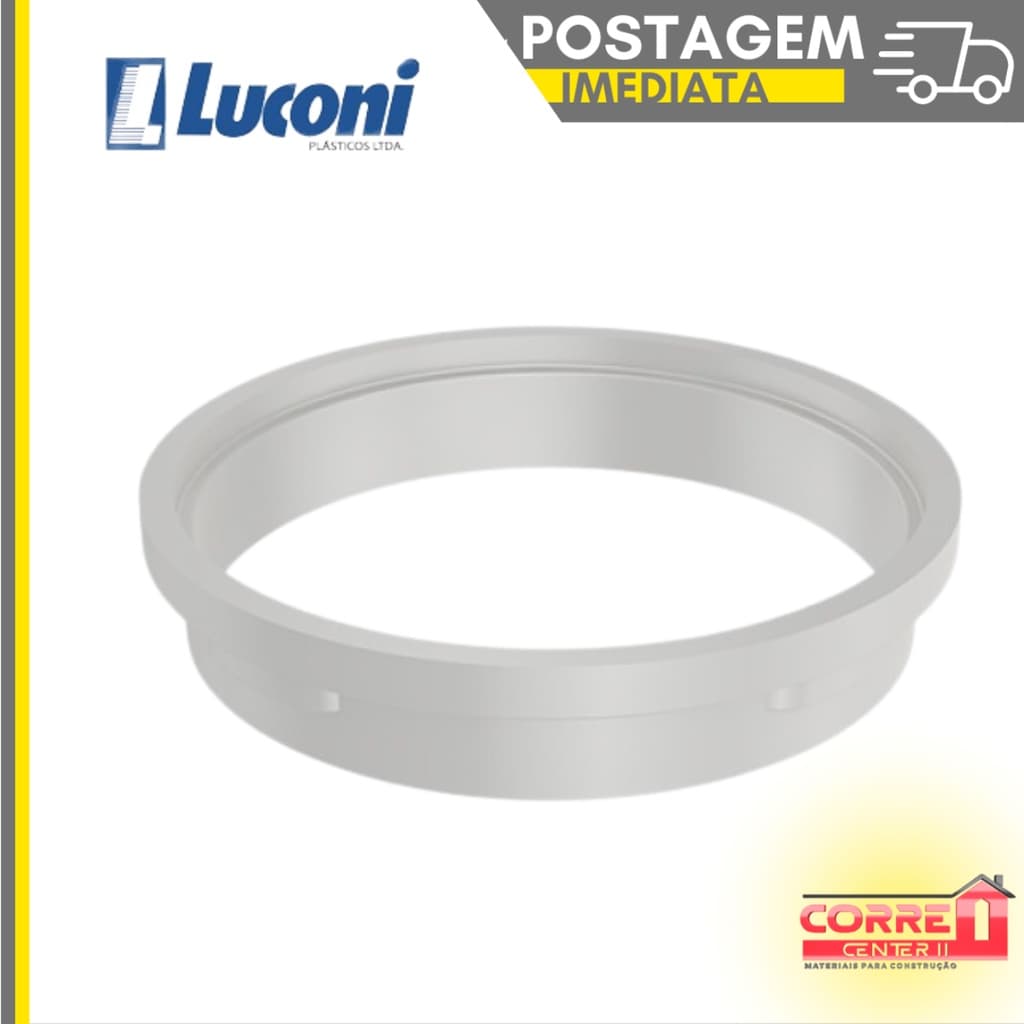 Porta Grelha Pvc ( BRANCO REDONDO ) Para Ralo 10x10