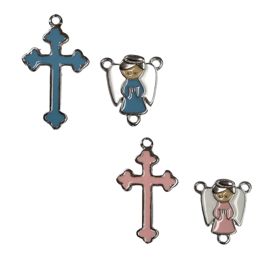 Kit com Cruz + Entremeio  de Anjo Resinado