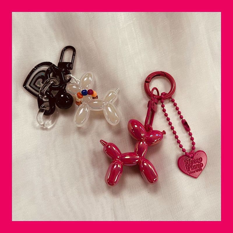 Pingente De Balão De Cachorro Cor Bolsa Fone De Ouvido Fofo