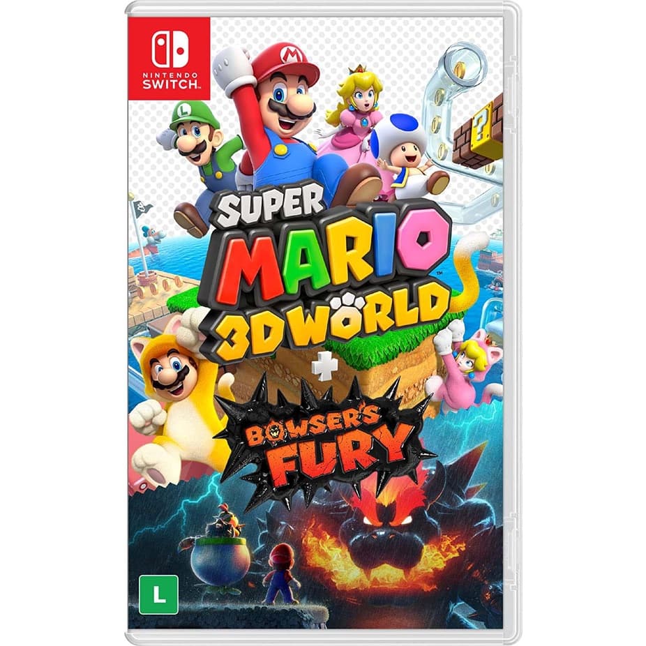 Super Mario 3D World Nintendo Switch Mídia física