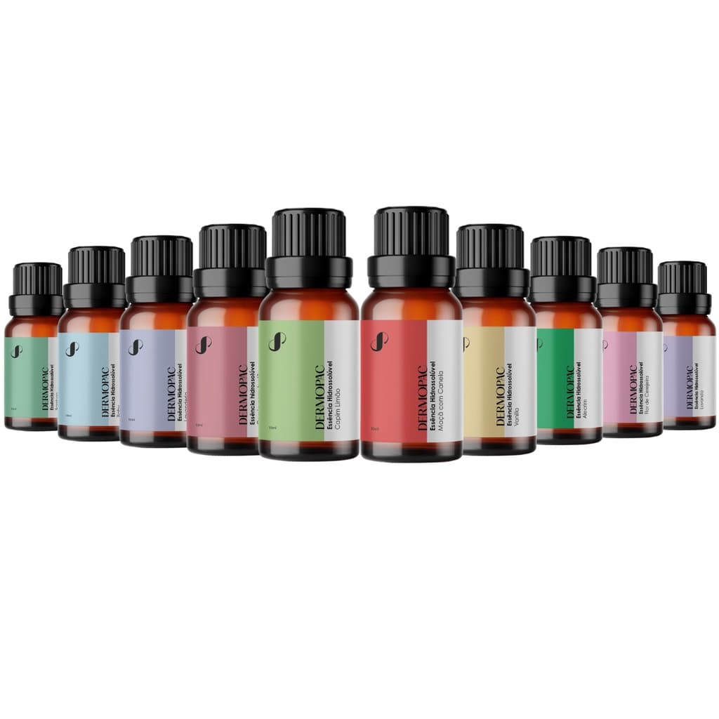 Essências Para Aromatizador e Difusor Elétrico a Base de Agua Hidrossolúvel Escolha seu Aroma Dermopac