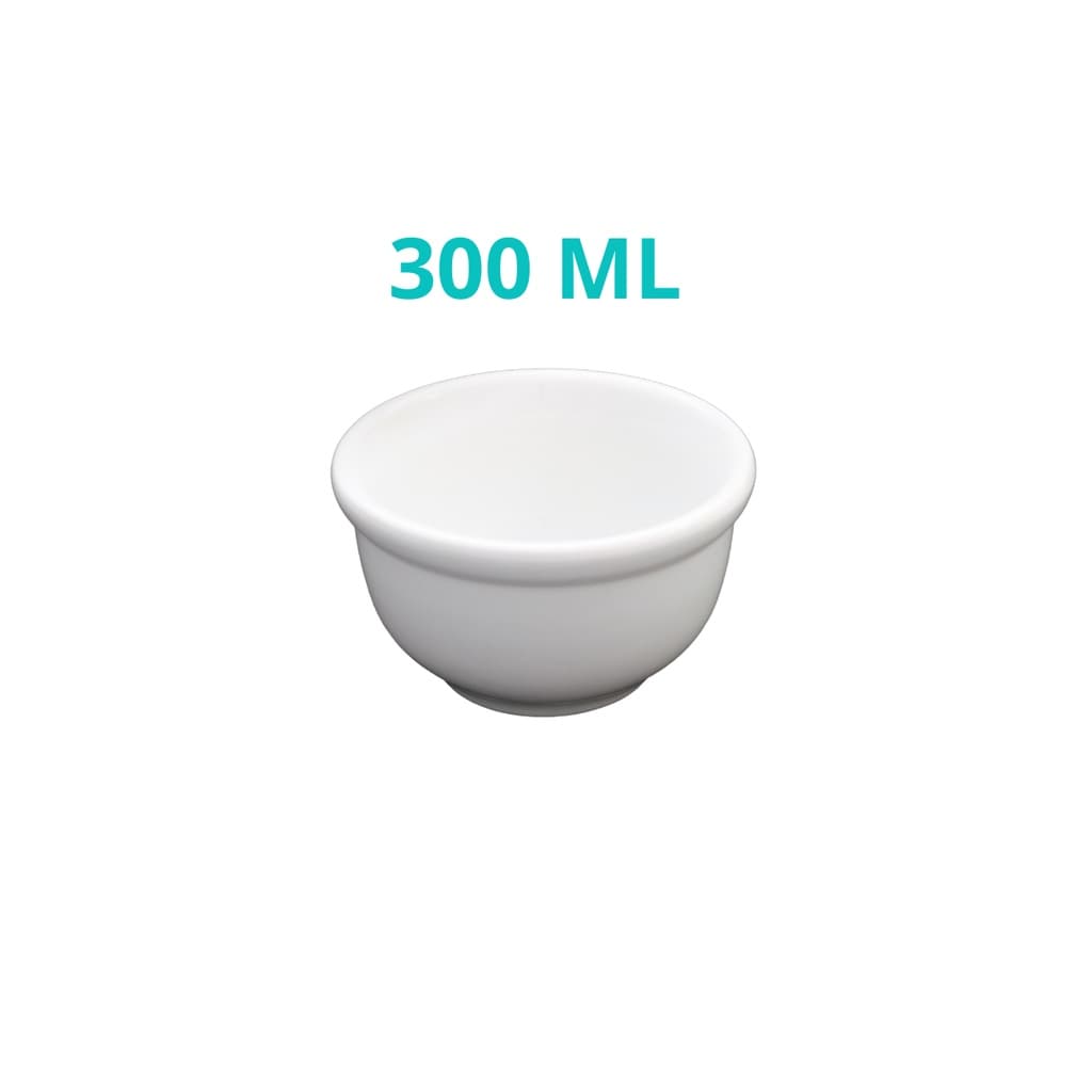 Tigela Cumbuca de Porcelana Branca 300 Ml Açai/ Caldos 2° Linha
