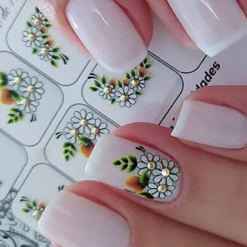 Nail 120 Adesivo de Unha 3D 5D Tipo Artesanal Mãos e Pés - Alemay e GViana Unhas