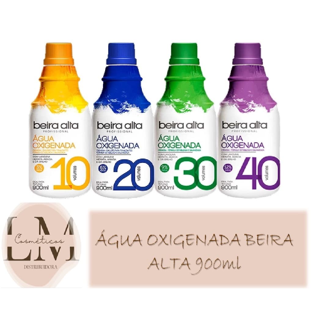 Água Oxigenada 900ml - Beira Alta (escolha a volumagem da OX)