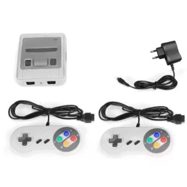 Vídeo Game Retrô Portátil com 620 Jogos e 2 Controles Bivolt