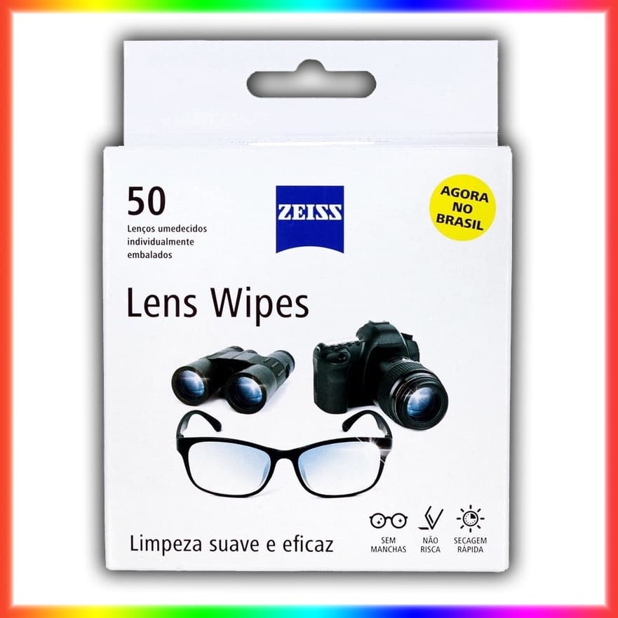 Lens Wipes Zeiss Com 50 Lenços Umedecidos