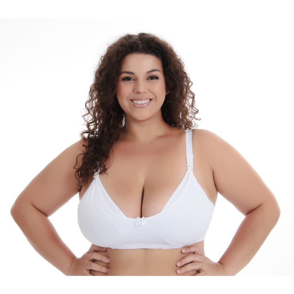 Sutiã Amamentação PLUS SIZE Básico Soutien Sutian Sutiãs Gestante Gravida