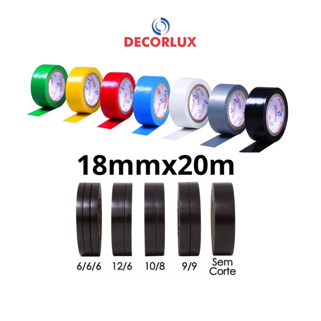 Fita Decorlux / Decorbronze Para Bronzeamento Natural 18mm x 20m