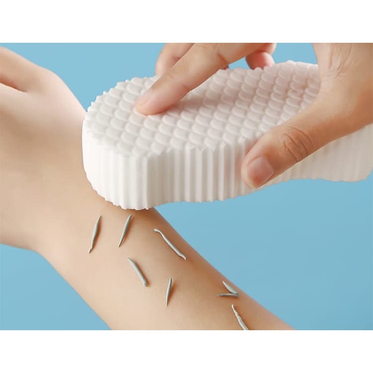 Esponja de banho esfoliante corporal removedor de pele morta e sujeira indolor