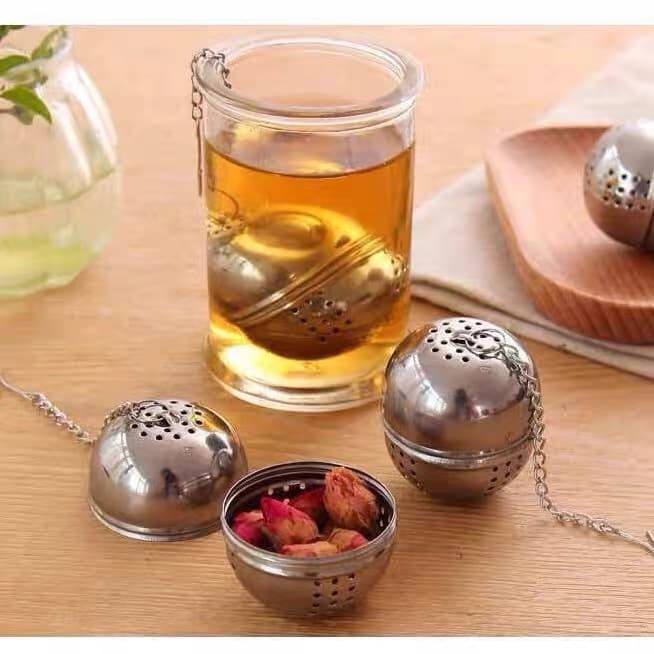 Infusor De Chá De Aço Filtro Coador Top Chef 1 unidade -5 cm de altura x 4.5 cm//1 Infusor De Chá De Aço Filtro Coador Top Chef 1 unidade-5 cm de altura x 4.5 cm de largura TOP CHEF OU CLINK