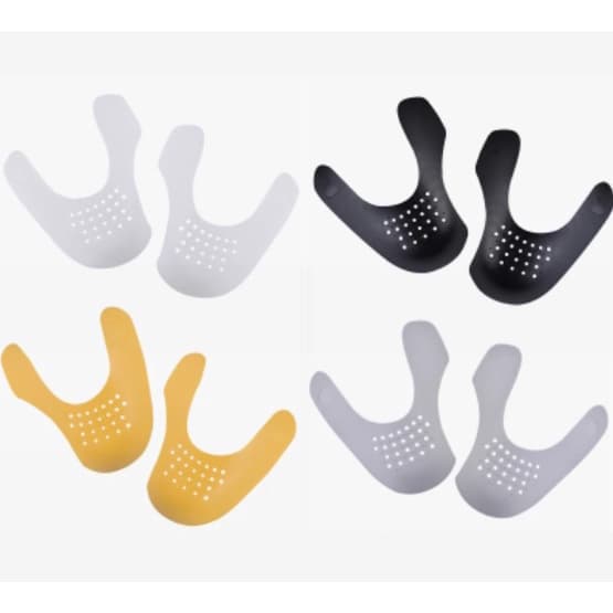 Ponteira Escudo Universal Anti Vinco para Tênis Calçados Unissex Masculino Feminino Evita Amassados