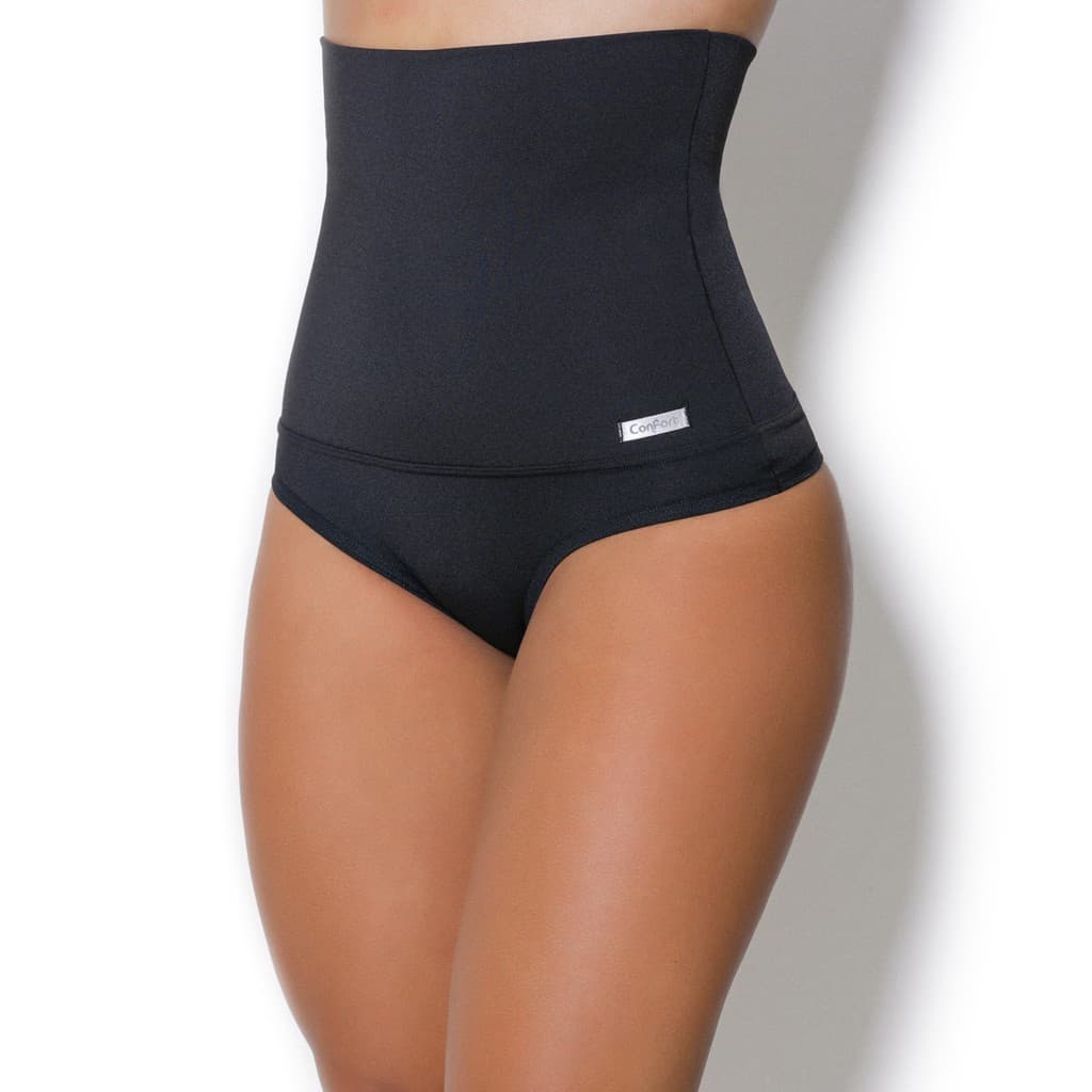 Calcinha Cinta Modeladora De Alta Compressão lingerie Cós Duplo - Não Enrola No Corpo  excele para usar no dia a dia