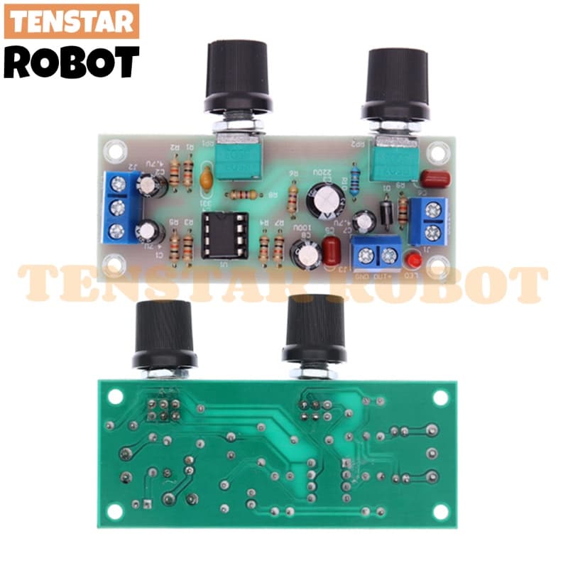 Placa Pré-Amplificadora De Subwoofer 10-24V Passagem Baixa De Energia Única Filtrante