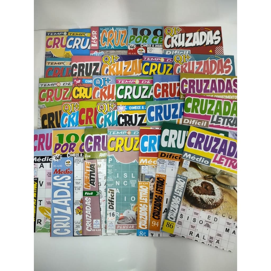 KIT COM 20 CRUZADAS SEM REPETIÇÃO. NA COMPRA DE MAIS DE UM KIT HAVERA REPETIÇÃO.