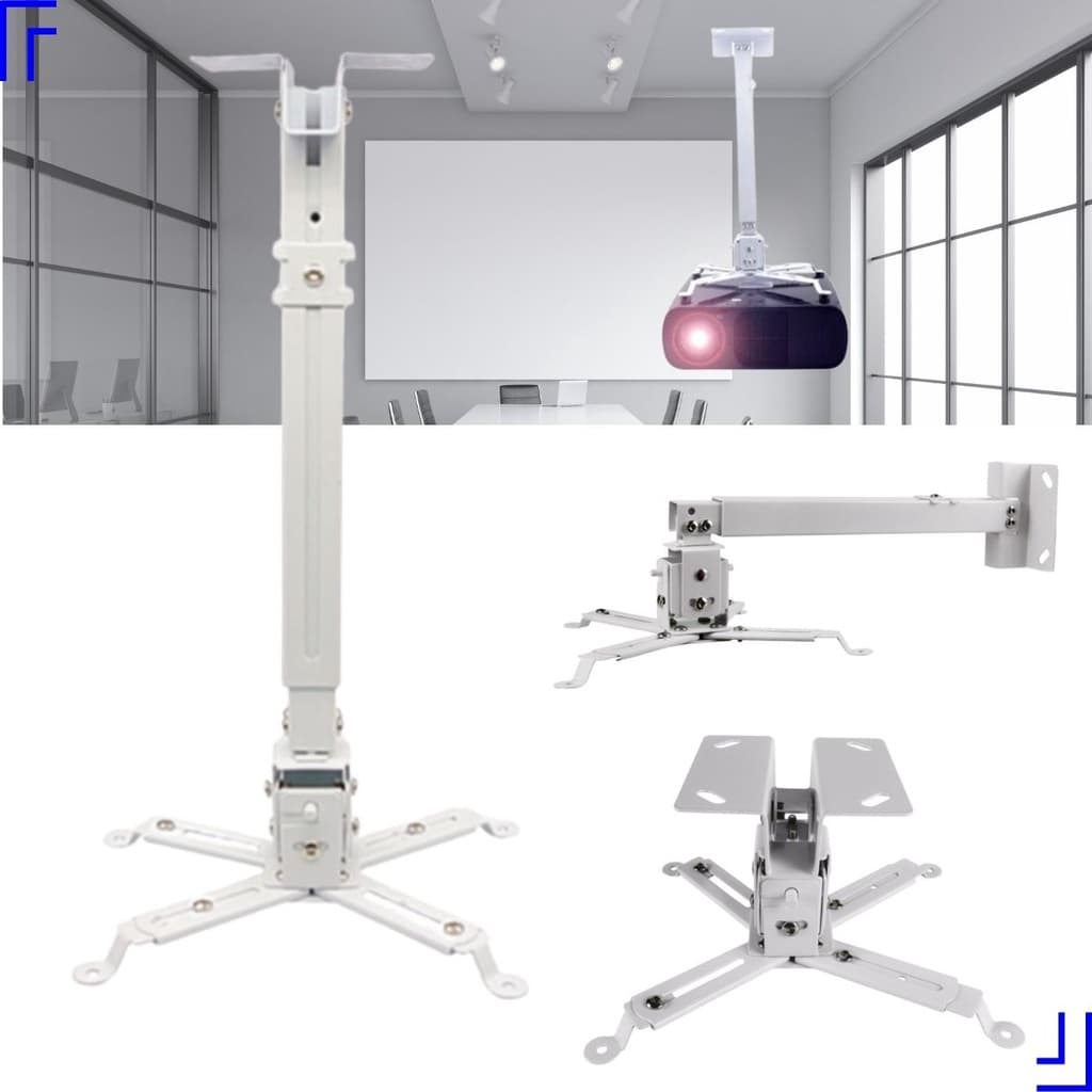 Suporte Projetor de Teto Parede Universal Datashow Multimídia Até 25kg