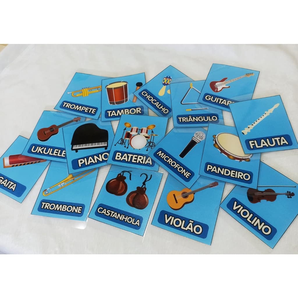 Flashcard: instrumentos musicais