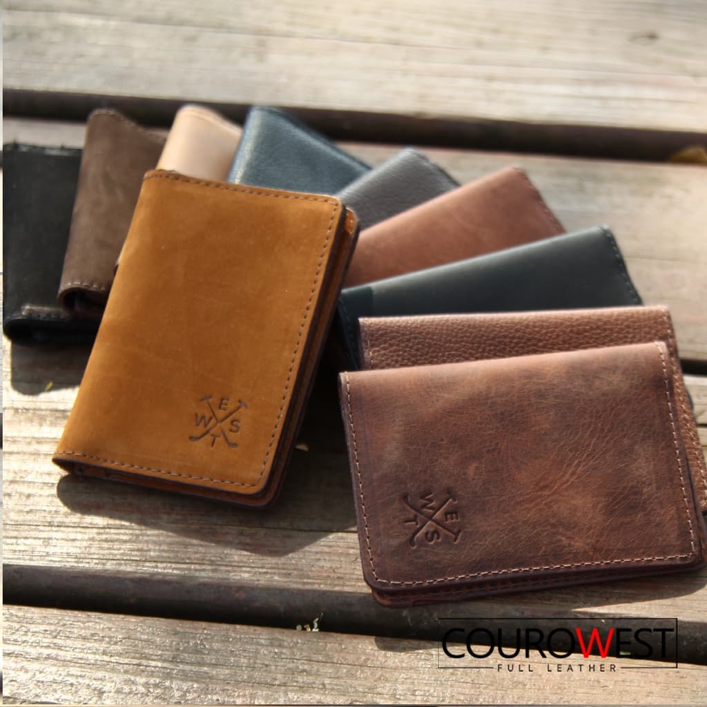 Carteira Masculina Slim Em Couro Legitimo Porta Cartão Documentos Cnh Courowest