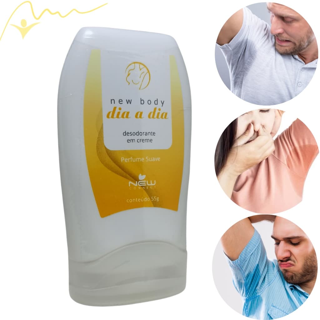 Creme Elimina Mau Cheiro Suor Excessivo Axila Virilha Seios