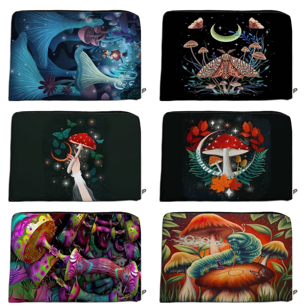 Capa Protetora para Notebook Linha Cogumelos 001