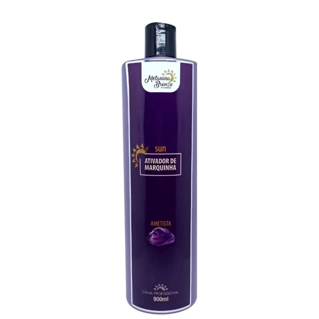 Ativador De Marquinhas Ametista 900ml Bronzeamento Melanina Bronze