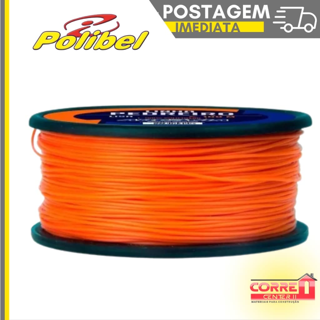 Linha de Pedreiro ( Lisa Laranja ) Polibel 50 e 100 Metros