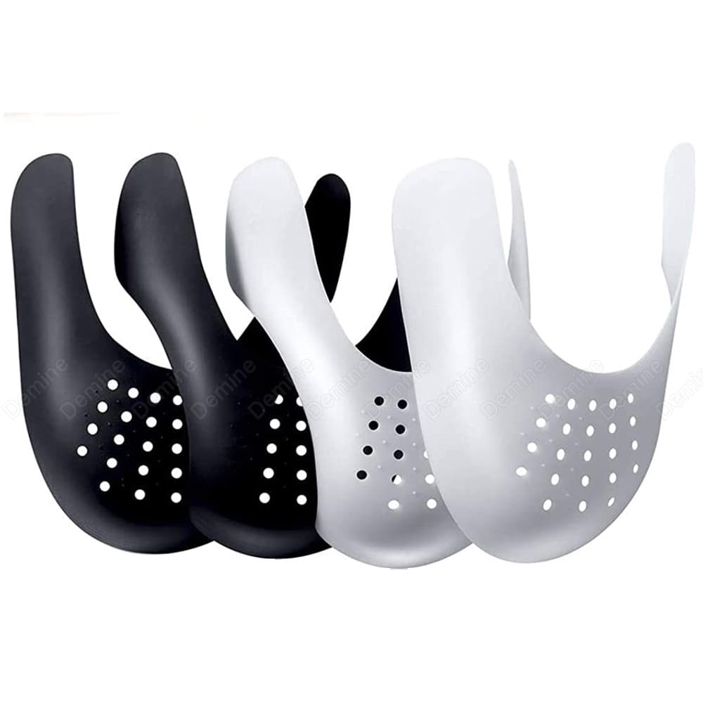 Ponteiras Escudo Universal Anti Vinco para Tênis Calçados Unissex Masculino Feminino Evita Amassados