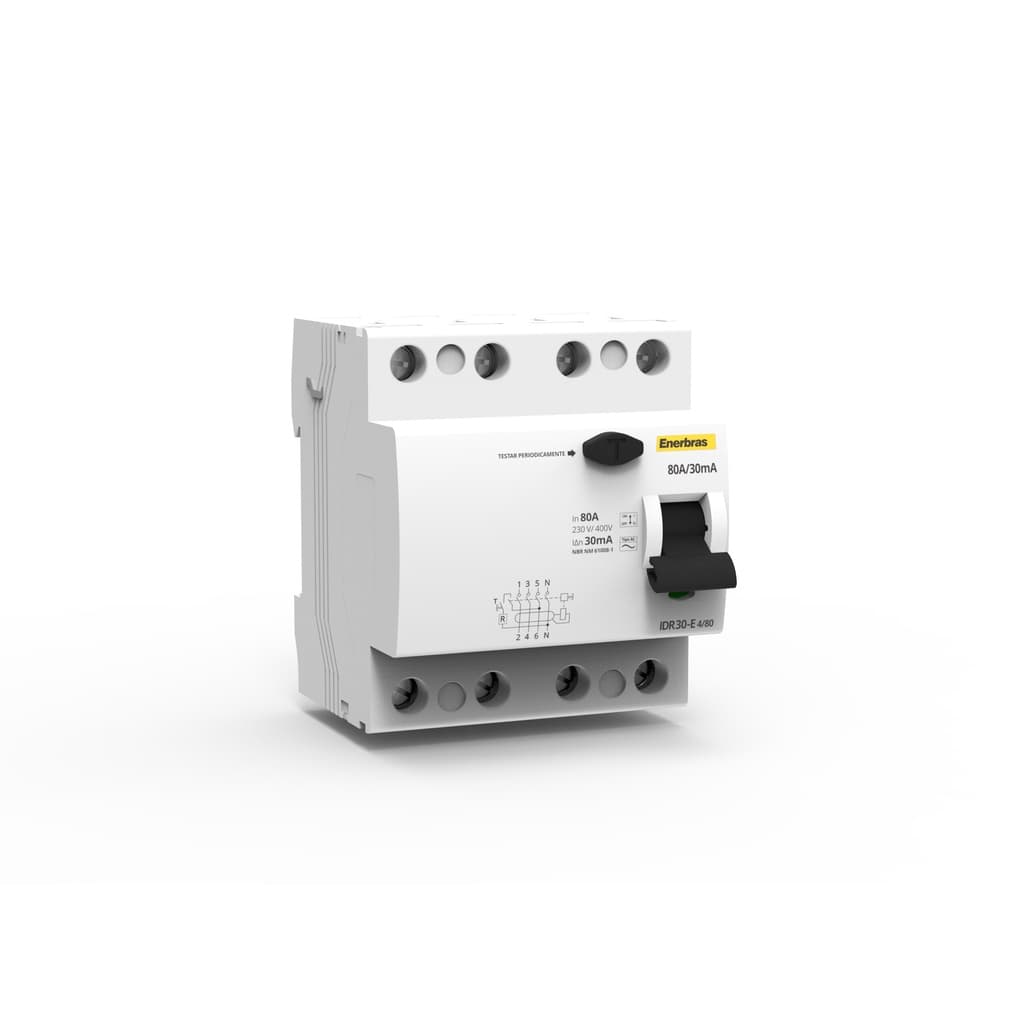 Interruptor Diferencial Residual 80A 300MA Dispositivo Dr Enerbras