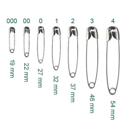 Alfinete de Segurança Niquelado c/100 unidades